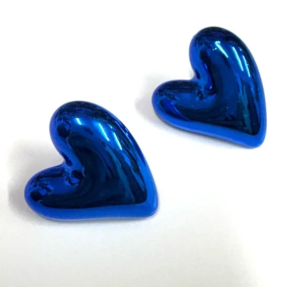 Blue ballon style earrings 💙 - Picture 1 of 4